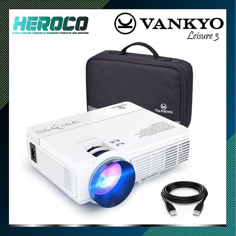 VANKYO LEISURE 3 Mini Projector 1080P 2400 Lux with TV