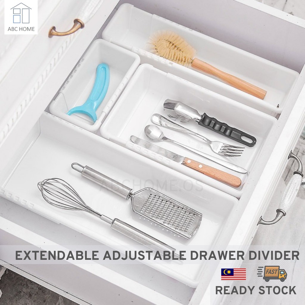 Expandable Drawer Divider, laci drawer, laci plastik, extendable drawer