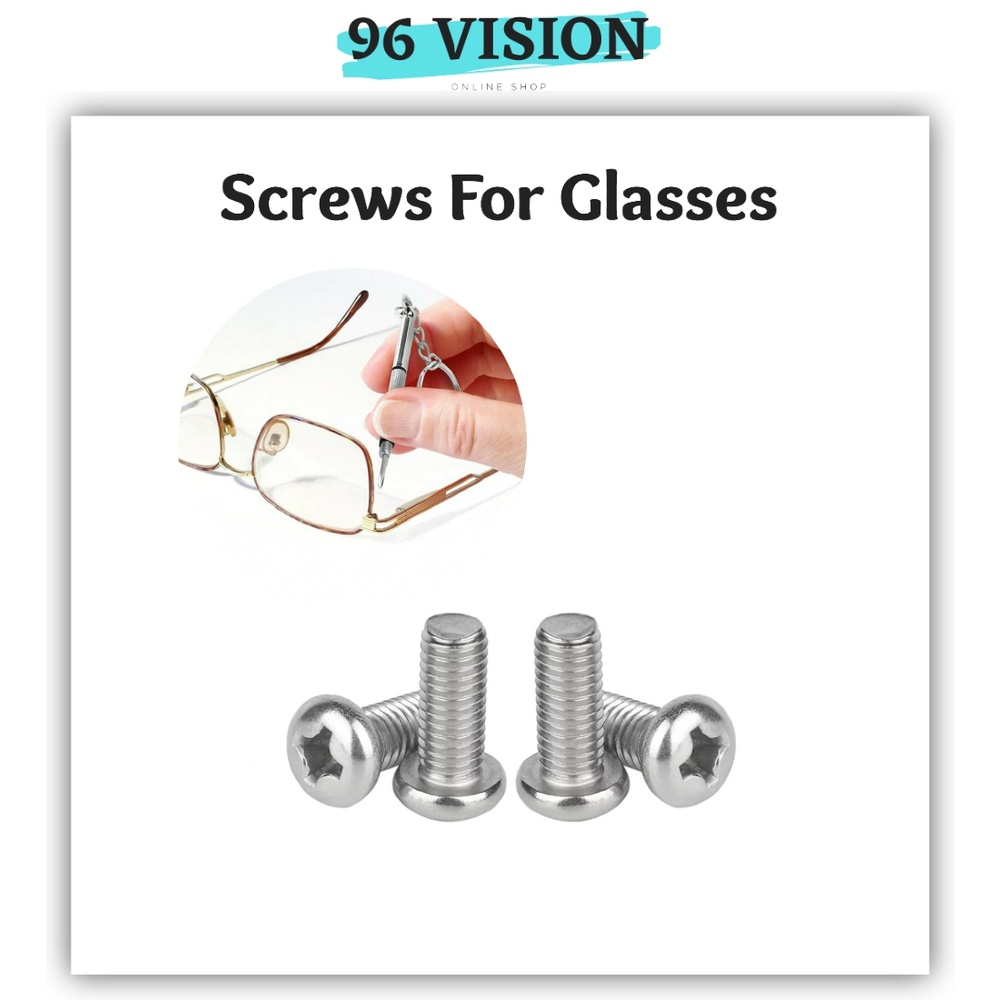 Temple Screw For Glasses Spectacle Repair Stainless Steel Shopee Malaysia