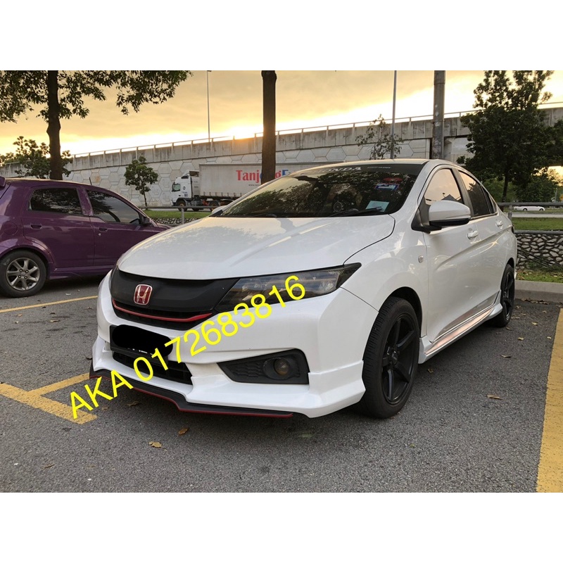 Honda City 2014 2016 Bodykit Mugen Rs No Paint Shopee Malaysia