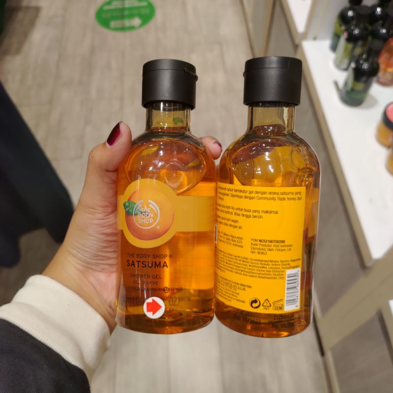 The Body Shop Satsuma Shower Gel 250ml Shopee Malaysia