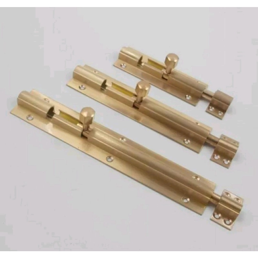 Polish Gold finish flush bolt sliding door bolt vertical door bolt