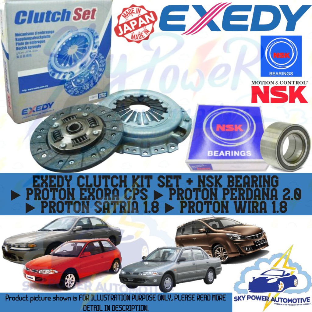 PROTON EXORA CPS / PERDANA 2.0 / SATRIA 1.8 / WIRA 1.8 EXEDY DAIKIN