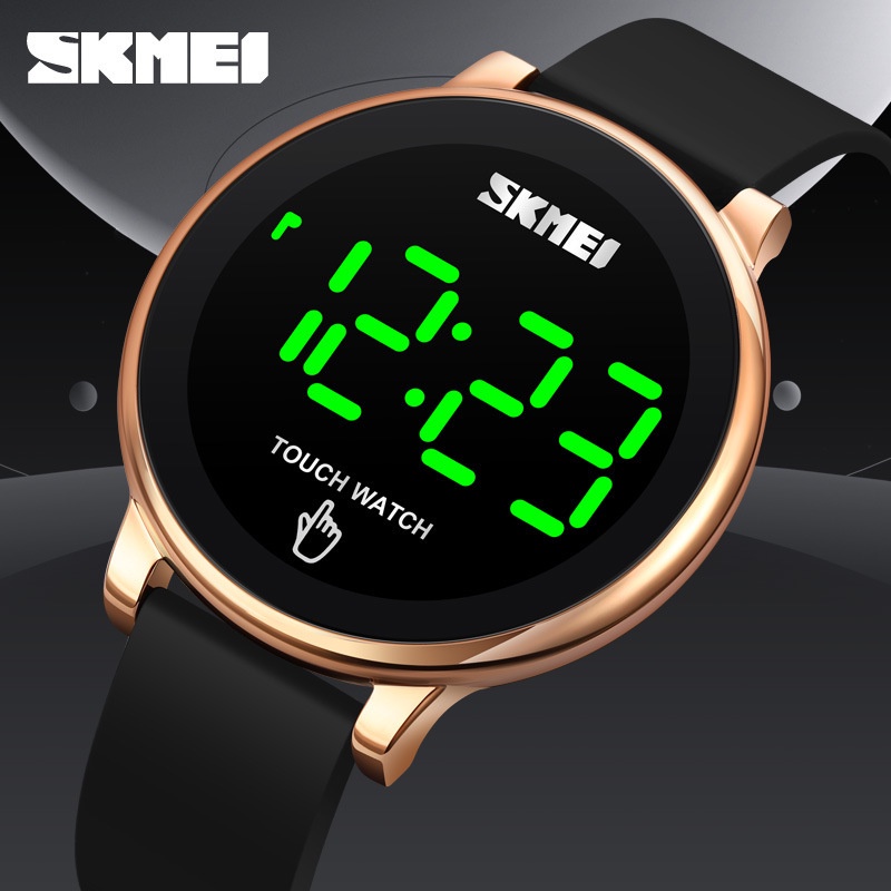 Skmei new creative electronic watch 1842 rose gold touch screen