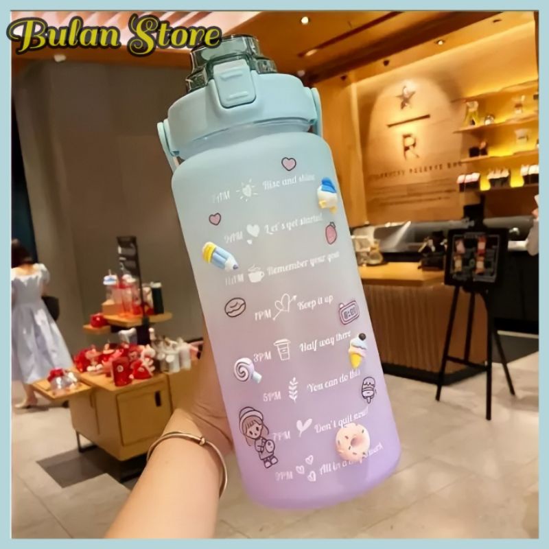 Jumbo 2 Liter Drinking Bottle Bpa free 2 Liter Drinking Place Viral Tik