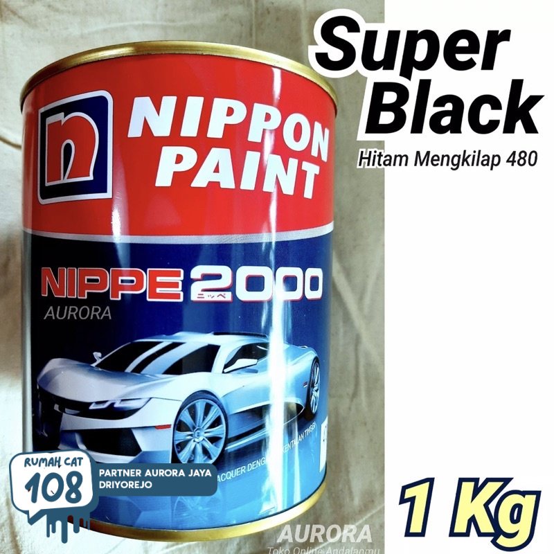 HITAM Cat House Cat NIPPE 2000 SUPER BLACK 1kg Shining 480 NIPPON