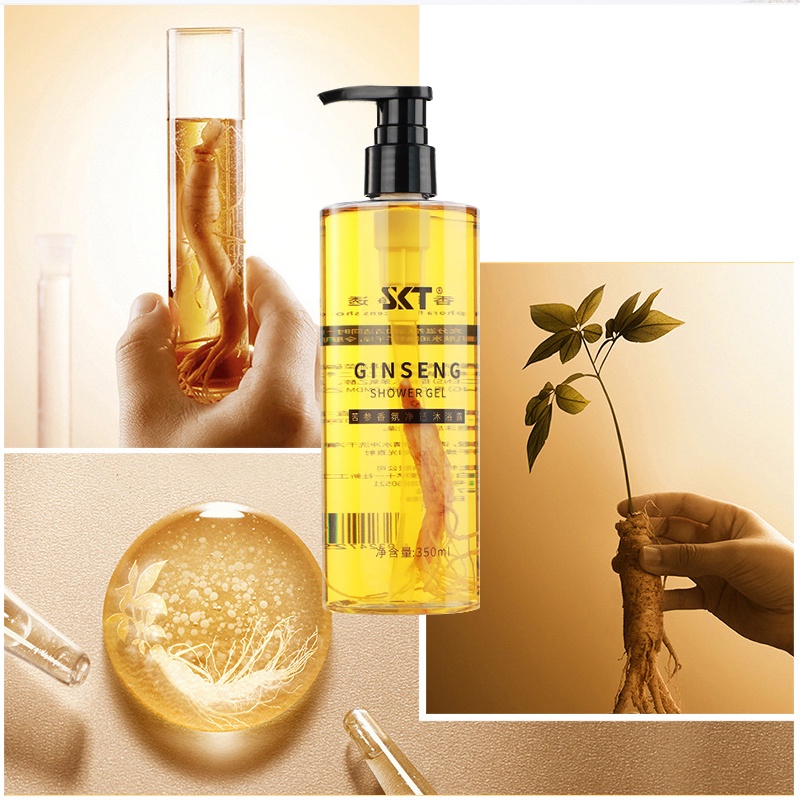 jerawat badan ginseng herbal soap Acne Body Wash Mites Anti Itch Shower Gel Whitening Body