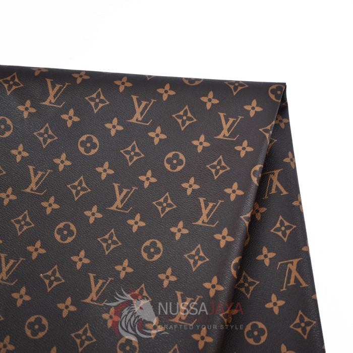 Lv Vinyl Synthetic Leather/Faux Leather/Synthetic Leather LV Mono