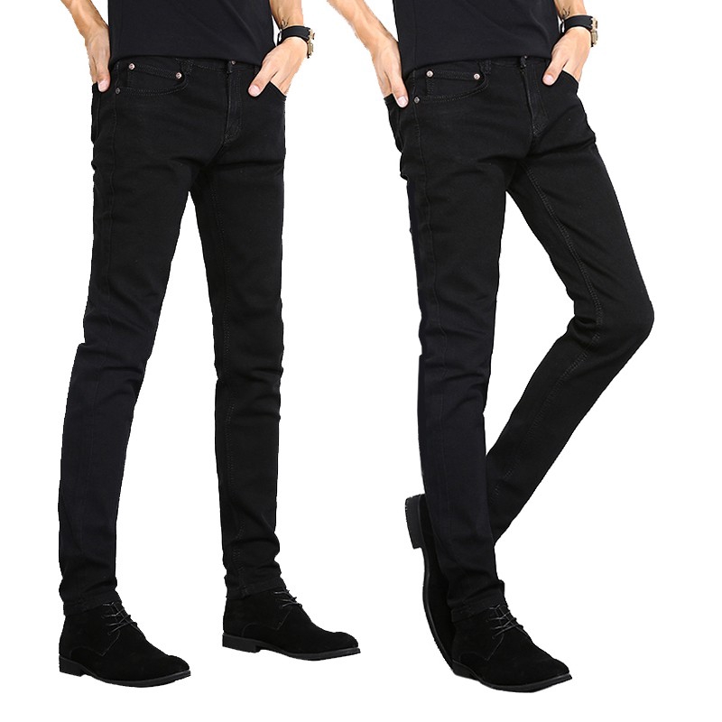 Black Jeans / Men Korean Slim Fit Shopee Malaysia
