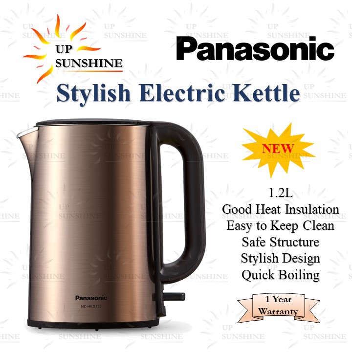 Panasonic 1.2L Stylish Electric Kettle NCHKD122 Shopee Malaysia
