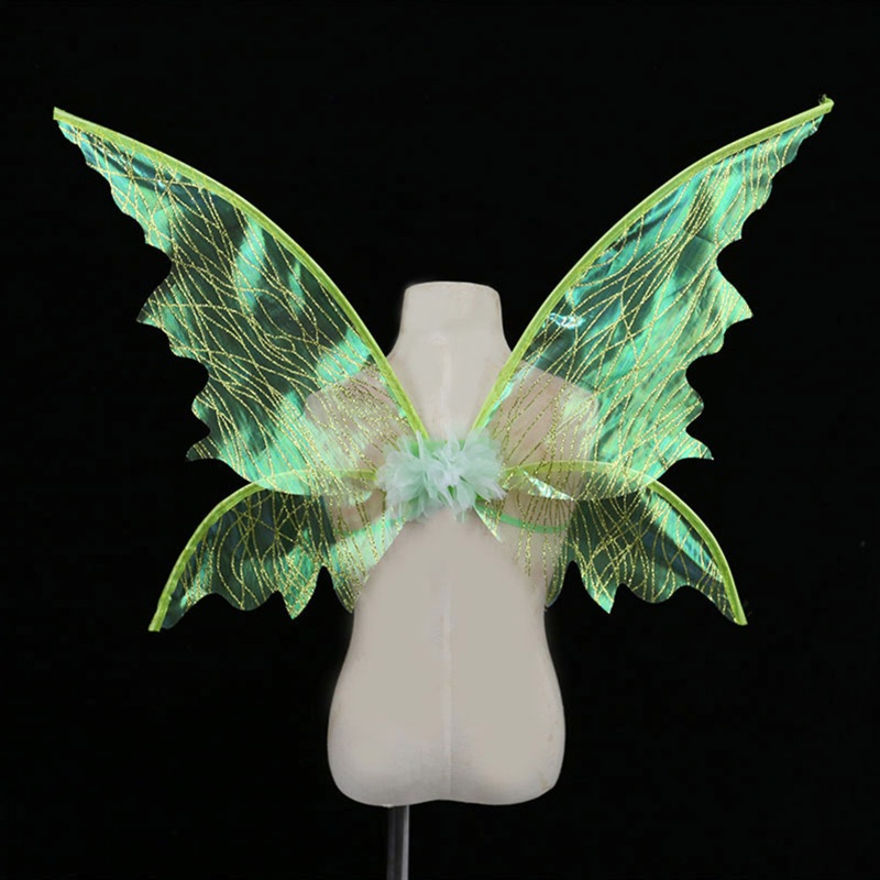 HIK Folding for Butterfly Fairy Wing Dress Up Dazzling Birthday Party