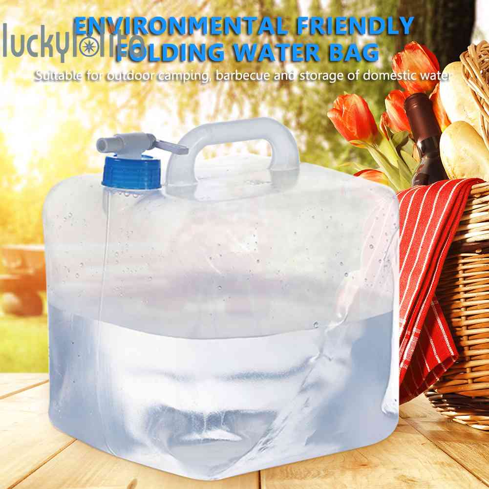 Collapsible Water Container Outdoor Hiking Fishing Camping Water Bag