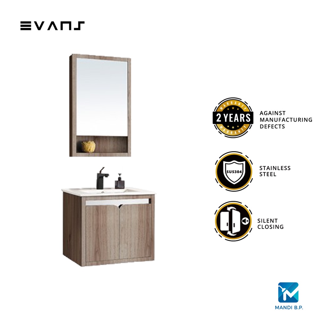 Evans Basin Counter Top Basin With Mirror (Only for klang