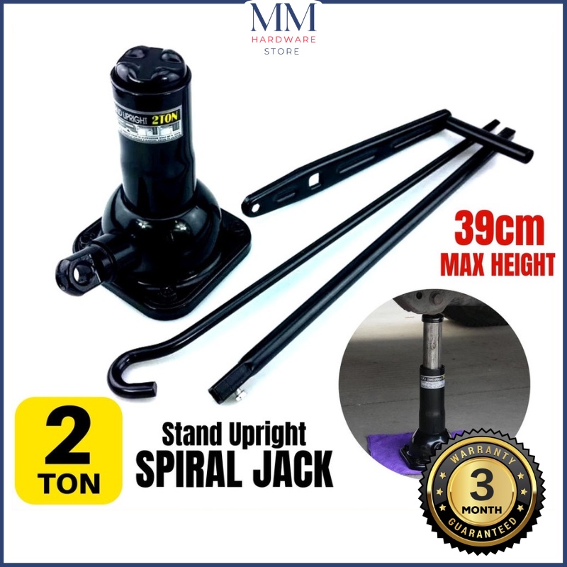 Spiral Jack 2 Ton Stand Upright Bottle Jack Car Hydraulic Automotive