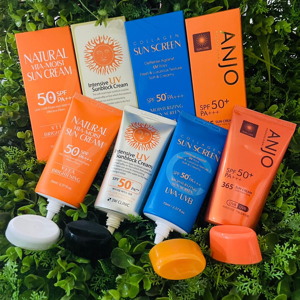 3W CLINIC INTENSIVE UV SUNBLOCK CREAM SPF 50+ PA+++ Shopee Malaysia