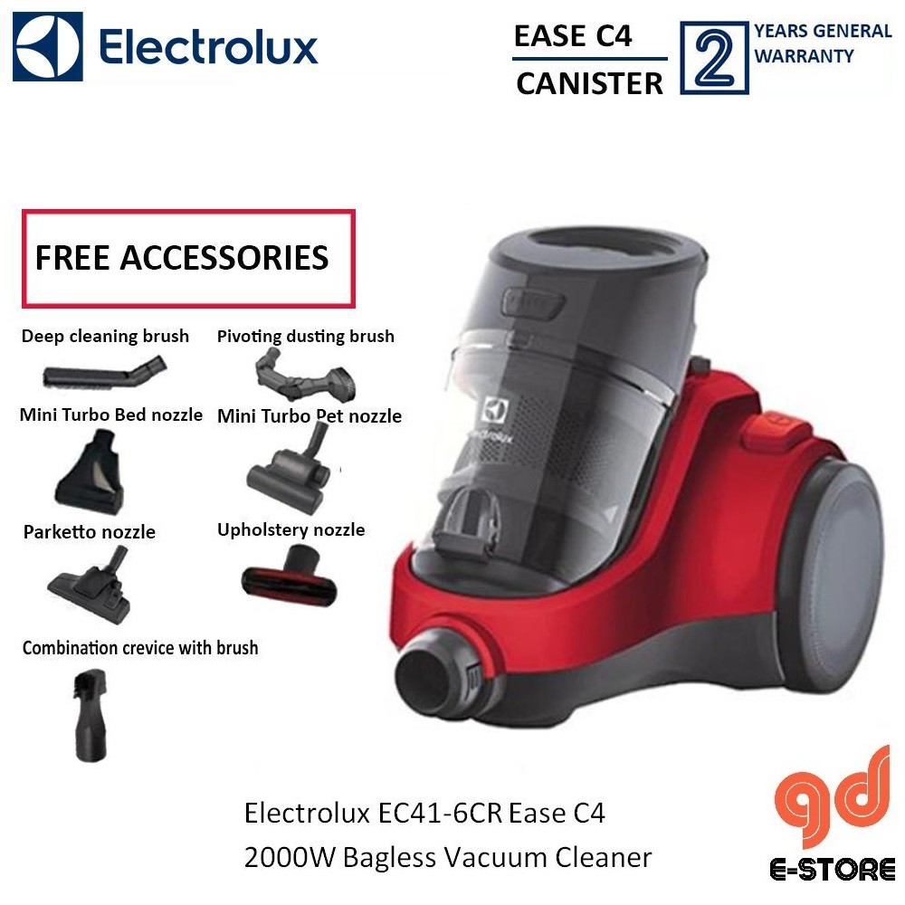 Electrolux EC416CR / EC416CR Ease C4 2000W Bagless Vacuum Cleaner