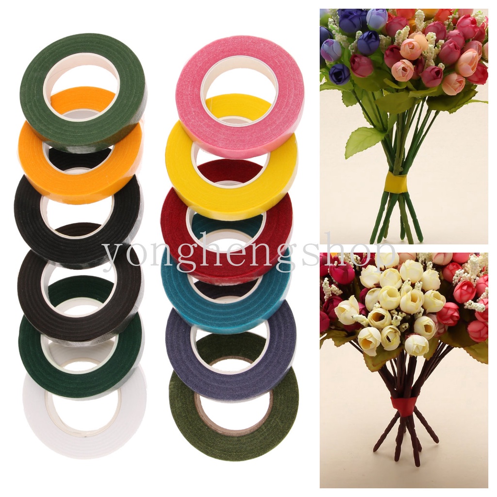 30yard/roll SelfAdhesive Bouquet Floral Stem Tape Artificial Flower
