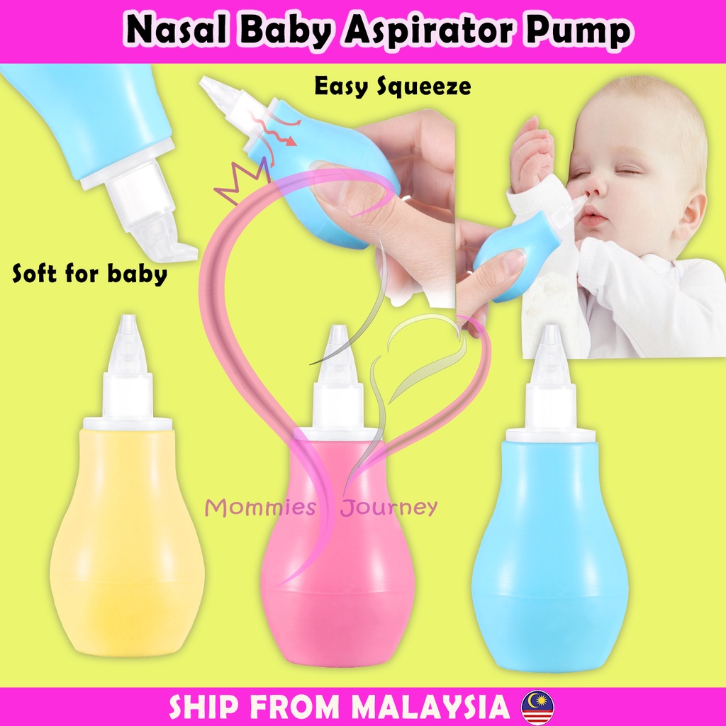 Nasal Aspirator Pump Manual Baby Penyedut Hingus Selsema Kahak Vacuum