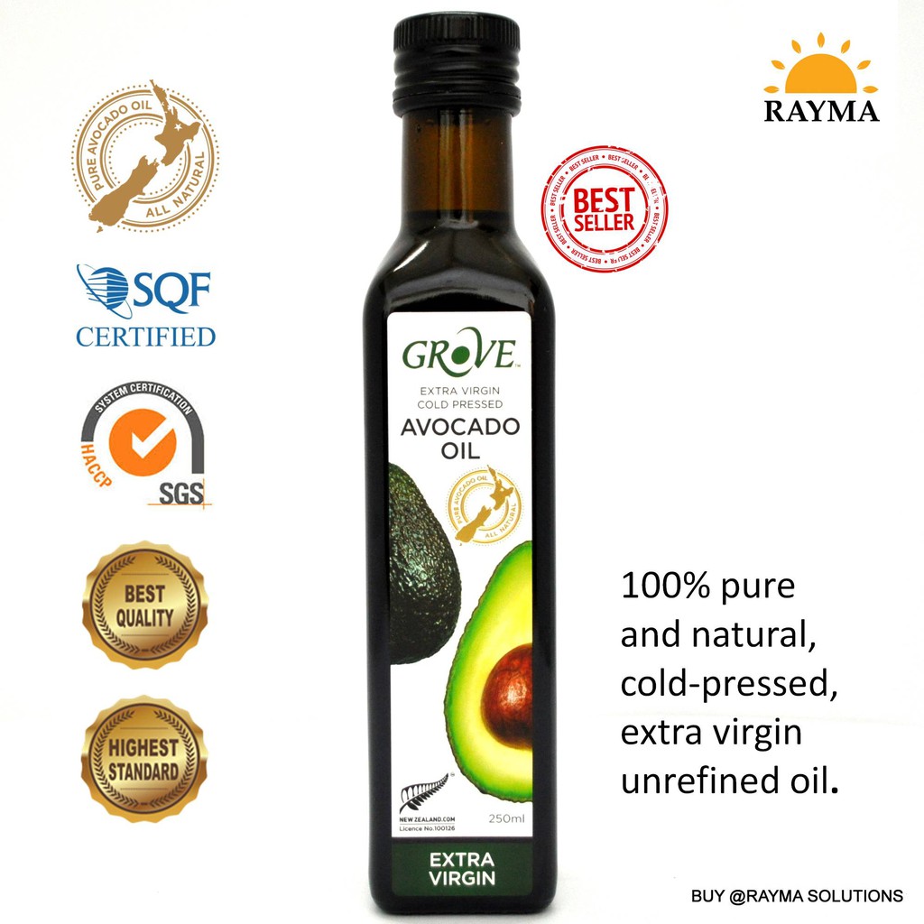 GROVE Avocado Oil, Extra Virgin Cold Pressed, 250ml Shopee Malaysia