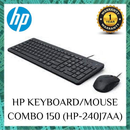 HP KEYBOARD/MOUSE COMBO 150 (HP240J7AA) Shopee Malaysia