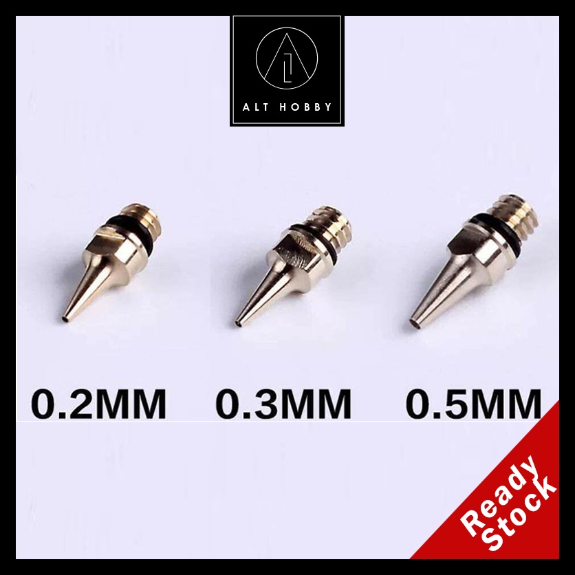 0.2mm 0.3mm 0.5mm Airbrush Nozzle Replacement / Airbrush Replacement