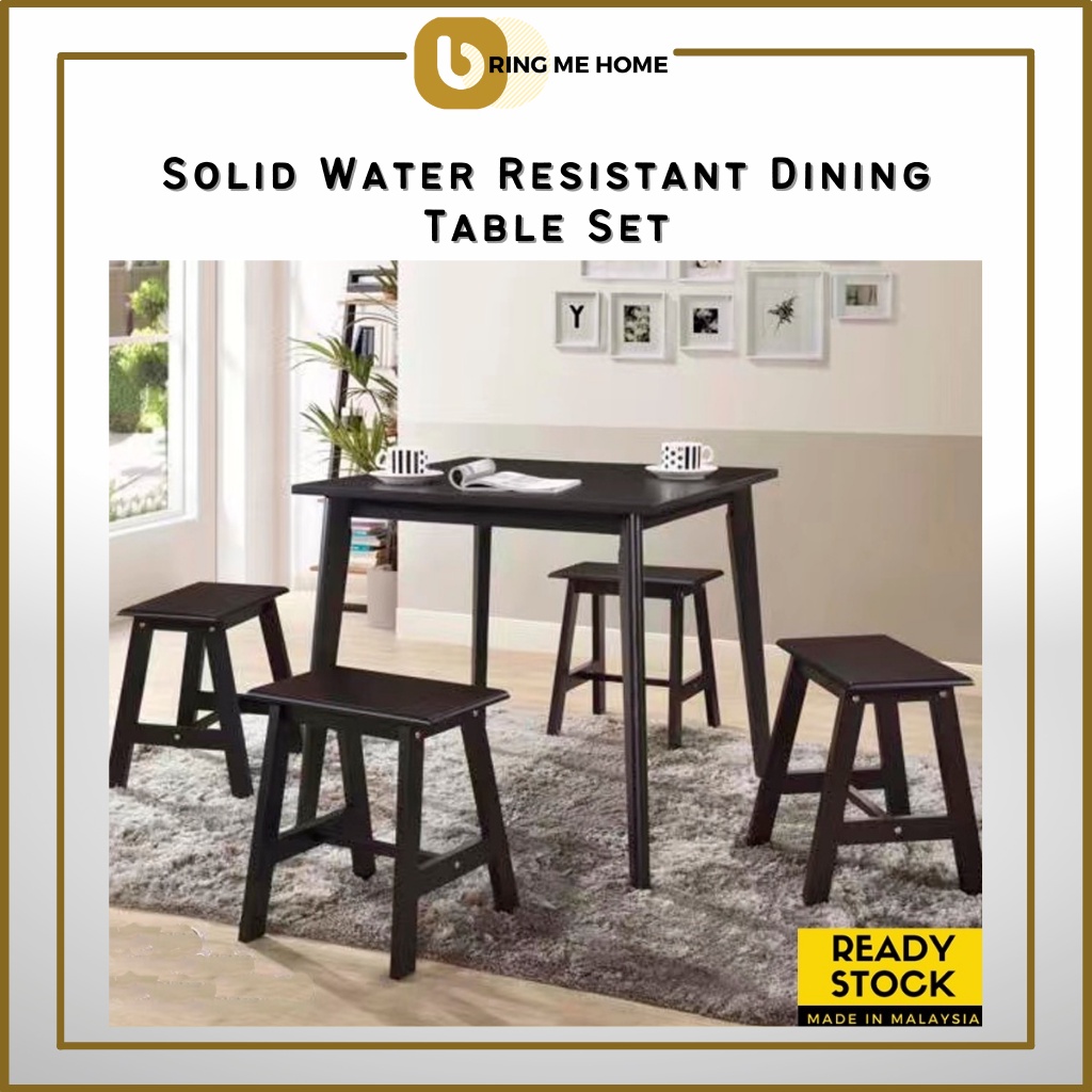 GABY Water Resistant Top Dining Table Set 4 Dining Set 4 Seater Dining