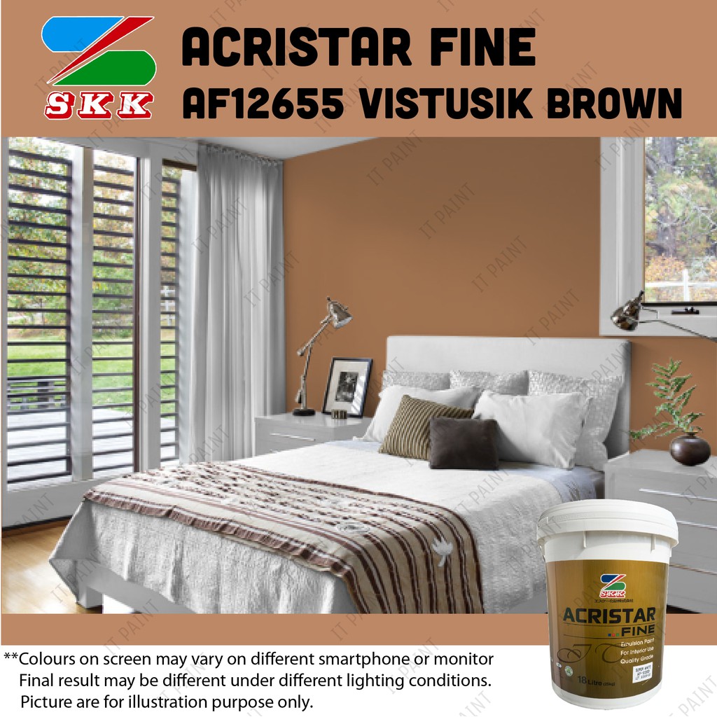 [Standard Color] SKK Acristar Fine 18 Liter Emulsion Paint for Interior
