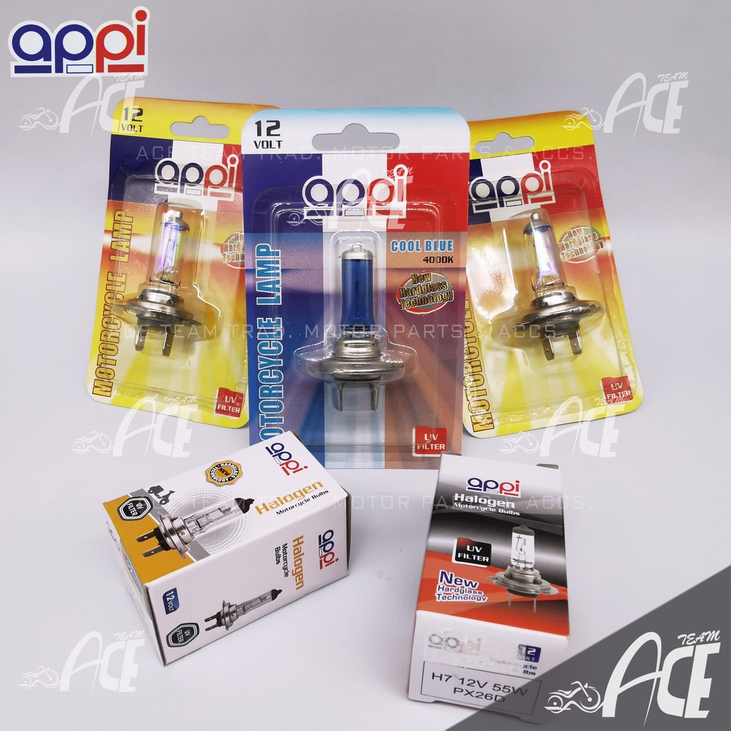 YZF R25 /Ninja 250R /SYM VTS 200 Halogen 12V55W PX26D H7 Headlight Bulb Mentol Depan Motor Head