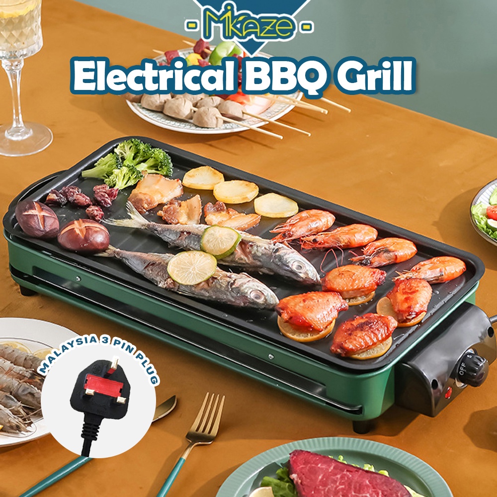 MIKAZE ELETRIC BBQ GRILL Korean BBQ Electric Smokeless BBQ Detachable