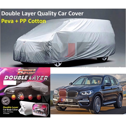 BMW X3 Best Smart Cover Double Layer Car Body Cover Selimut Kereta