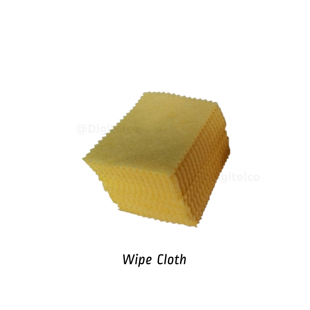 Dry / Wet Wipes Dust Absorber Sticker Wipe Cloth Scrap Card Dirt Removal Sticker Alcohol Pad