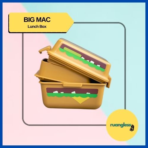 RL56 Mcdonald's Mcd Limited Edition BigMac Big Mac Lunch Box MEKDI LUNCH BOX BIG MAC BEKAS