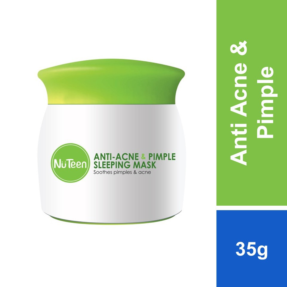 NuTeen AntiAcne & Pimple Sleeping Mask (35g) Shopee Malaysia