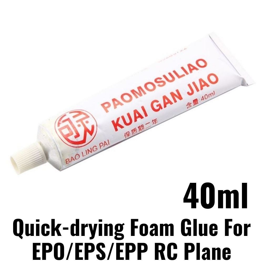 Quickdrying Foam Glue for KT Board, EPO/EPS/EPP RC Plane 40ml GA004