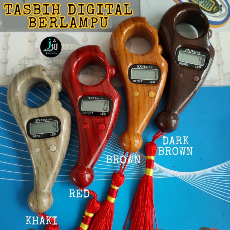 Tasbih Digital Tasbih Islamic Prayer Beads Muslim Prayer Counter warna