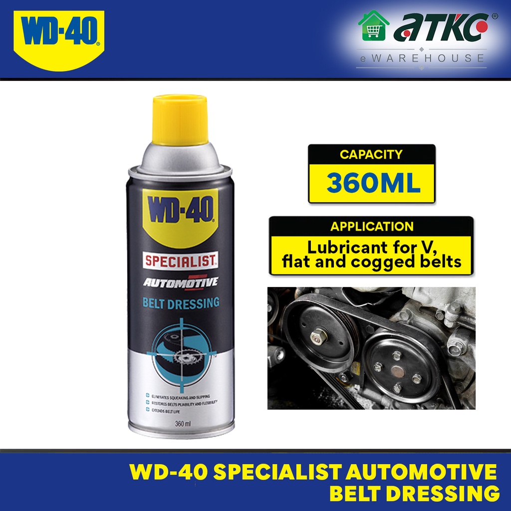 WD40 Specialist Automotive Belt Dressing Spray 360ML Shopee Malaysia