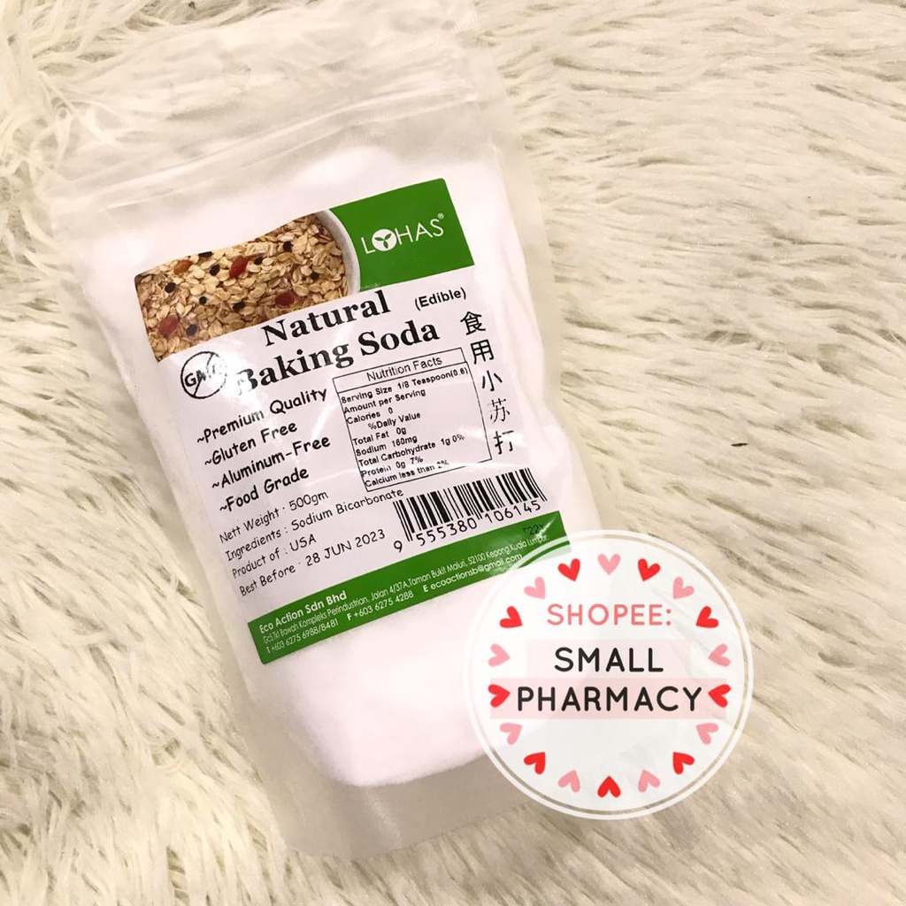 LOHAS Natural Baking Soda [Edible] 500gm 106145 Shopee Malaysia