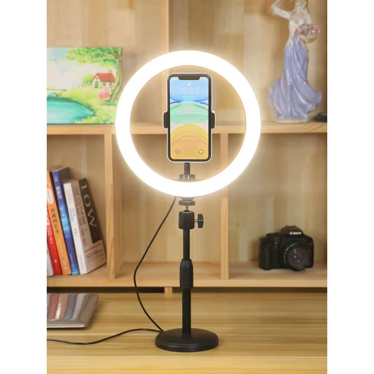 Malaysia Ready Stock Tik Tok LED Table Ring Light 10 inch (26cm) With