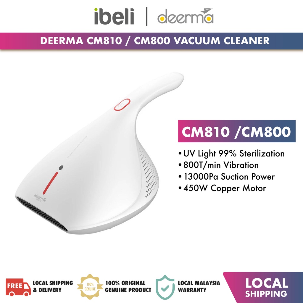 Deerma CM810 / CM800 Dust Mite Controller Vacuum Cleaner With UV Light