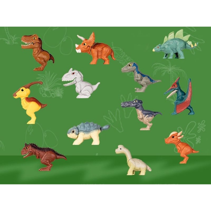 Preloved McDonald's Jurassic World Camp Cretaceous Happy Meal Toys