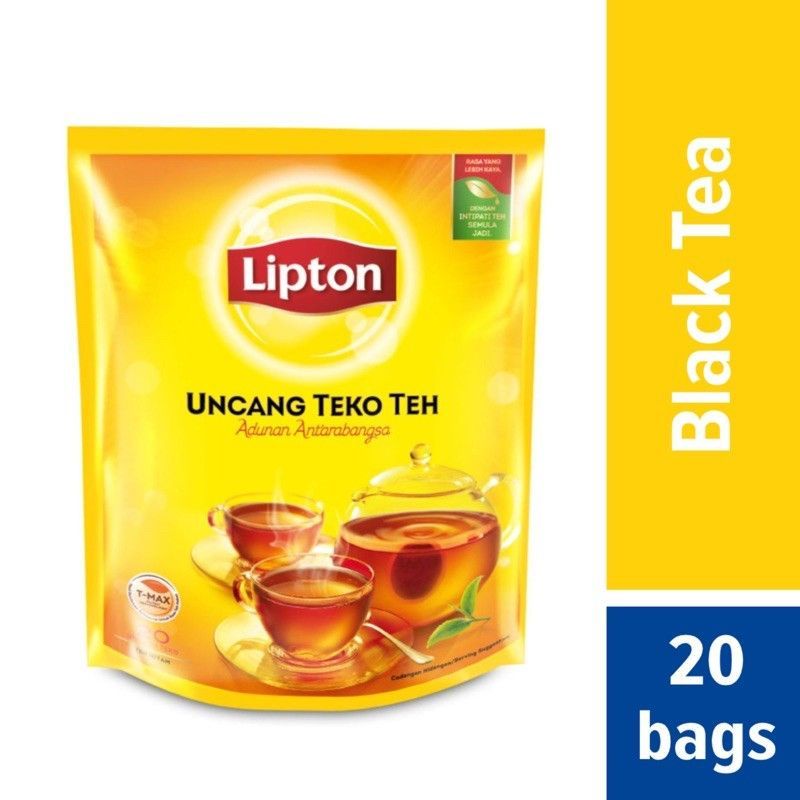 Lipton Tea Bag / Yellow Label Tea Uncang Teko Teh Potbags 20 Shopee