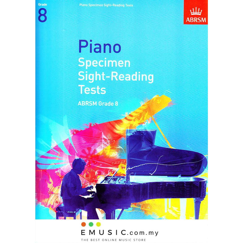 ABRSM Piano Specimen SightReading Tests Exam Book Grade 8 (Sight