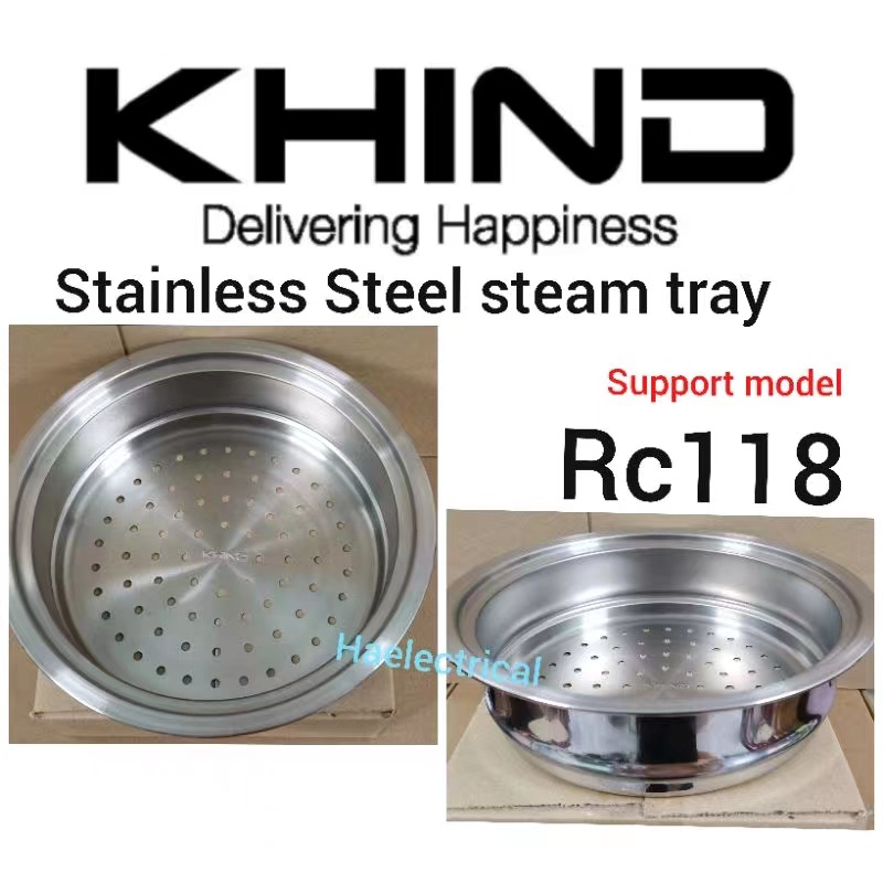 KHIND Rice Cooker Stainless Steel Steam Tray RC118M Shopee Malaysia