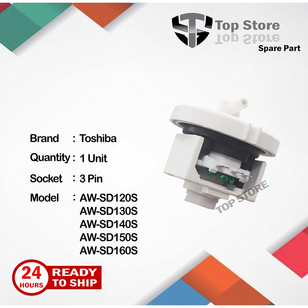 Toshiba Washing Machine Water Level Sensor AWSD120S AWSD130S AW