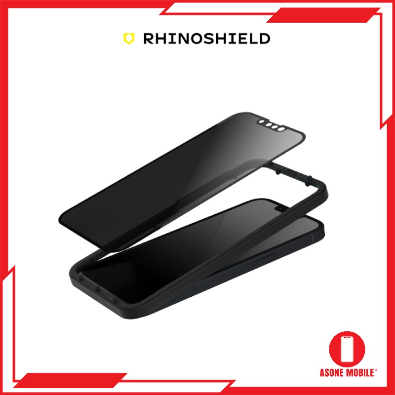RhinoShield 3D Impact Privacy Alignment Frame Screen Protector for