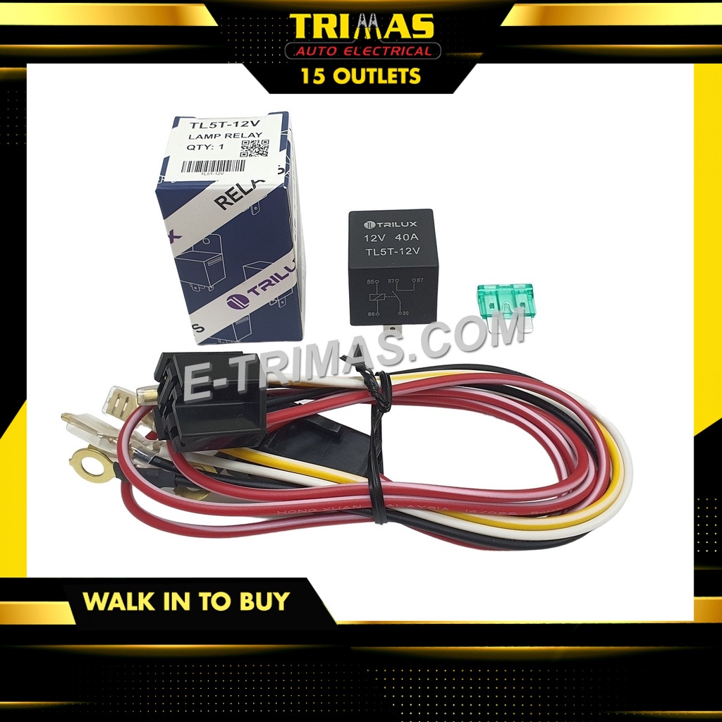 Plug and Play Air Horn Wiring Harness Relay Wire Kit For Car Truck