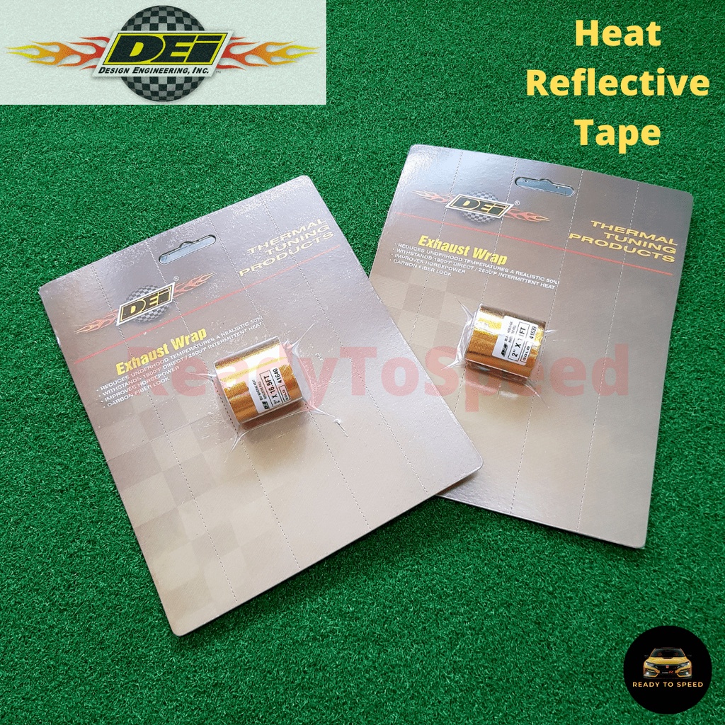 DEI Heat Reflective Tape Gold Air Intake Heat Insulation Shield Wrap