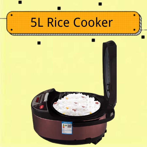 Multifunctional Smart Digital Rice Cooker 5.0L Smart Digital Periuk