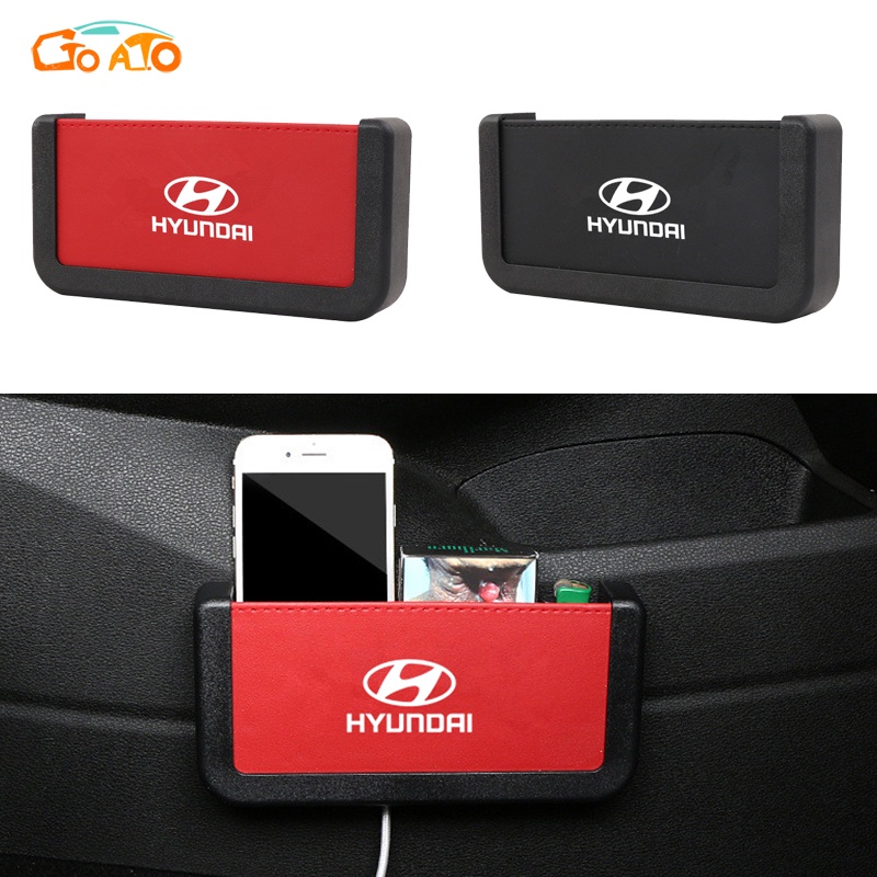 GTIOATO Car Storage Box Mobile Phone Storage Box Phone Charge Box
