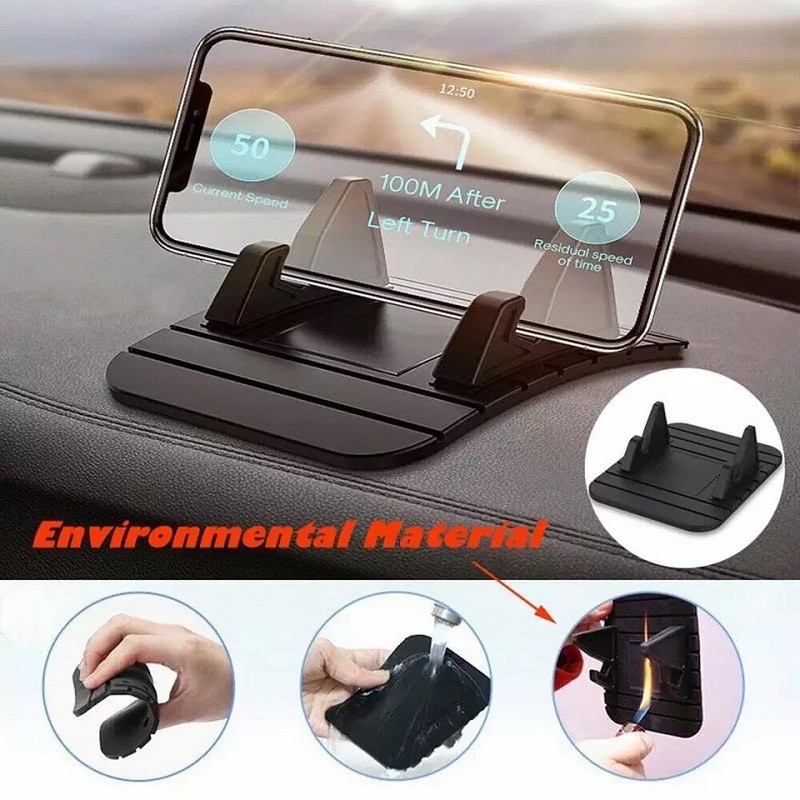Universal Super Car Dashboard Phone Holder Pad Nonslip Mat Rubber